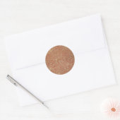 William Morris Pink Poppy Flower Floral Ronde Sticker (Envelop)
