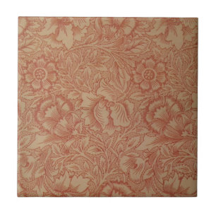 William Morris Pink Poppy Flower Floral Tegeltje