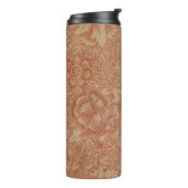William Morris Pink Poppy Flower Floral Thermosbeker (Gedraaid links)