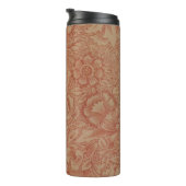 William Morris Pink Poppy Flower Floral Thermosbeker (Geroteerd rechts)