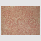 William Morris Pink Poppy Flower Floral Tissuepapier (Voorkant)