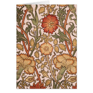 William Morris Pink Rose Bloem Behang Patroon
