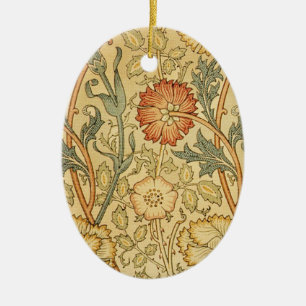 William Morris Pink Rose Bloem Behang Patroon Keramisch Ornament