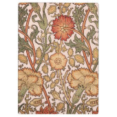 William Morris Pink Rose Bloem Behang Patroon Klembord (Achterkant)