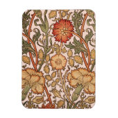 William Morris Pink Rose Bloem Behang Patroon Magneet (Verticaal)