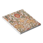 William Morris Pink Rose Bloem Behang Patroon Notitieblok (Schuin)