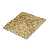 William Morris Pink Rose Bloem Behang Patroon Tegeltje (Zijkant)