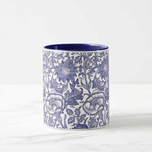 William Morris Pink Rose Wallpaper Pattern Mok (Midden)