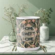 William Morris Pink Roses Trellis Home Sweet Home