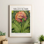 William Morris  Pink Wildflower Poster