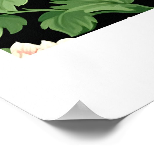 William Morris  Pink Wildflowers Poster (Hoek)