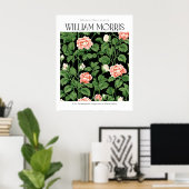 William Morris  Pink Wildflowers Poster (Thuiskantoor)