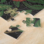 William Morris Pomegranate Black Fruit Legpuzzel (Zijkant)
