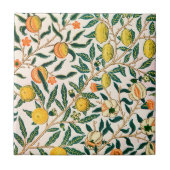 WILLIAM MORRIS " POMEGRANATE " - CERAMISCHE TEGEL TEGELTJE (Voorkant)