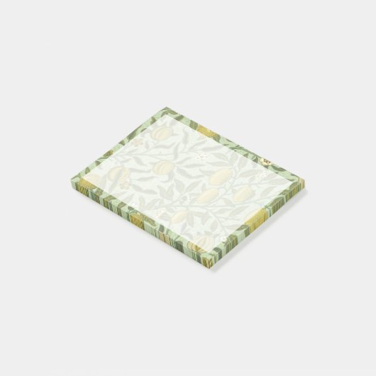 William Morris Pomegranate Fruit Design Post-it® Notes (Schuin)