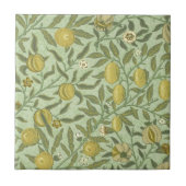 William Morris Pomegranate Fruit Design Tegeltje (Voorkant)