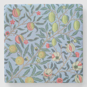 WILLIAM MORRIS "POMEGRANATE" ONTWERPSTONE-ONDERZET STENEN ONDERZETTER
