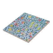 William Morris Pomegranate Pastel Fruit Pattern Tegeltje (Zijkant)