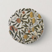 William Morris Pomegranate Ronde Button 5,7 Cm (Voorkant)