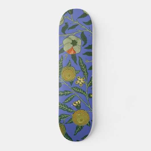 William Morris Pomegranate Wallpaper Persoonlijk Skateboard (Voorkant)