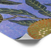 William Morris Pomegranate Wallpaper Poster (Hoek)