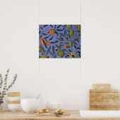 William Morris Pomegranate Wallpaper Poster (Keuken)