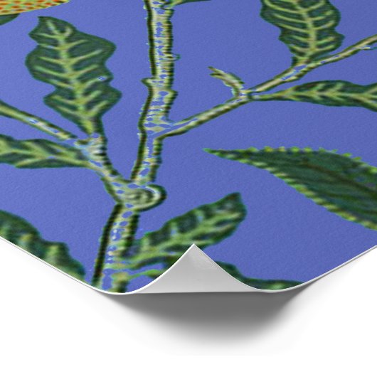 William Morris Pomegranate Wallpaper Poster (Hoek)