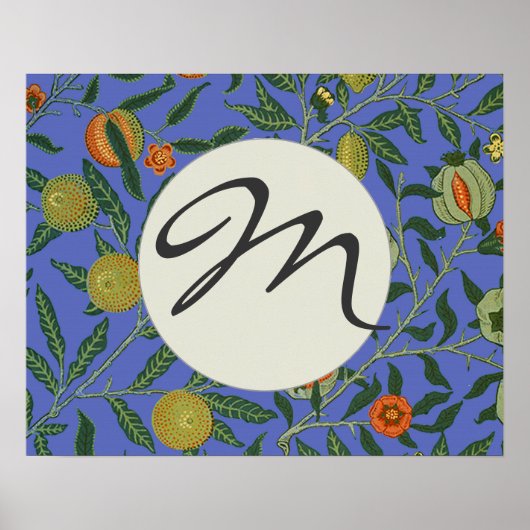 William Morris Pomegranate Wallpaper Poster (Voorkant)