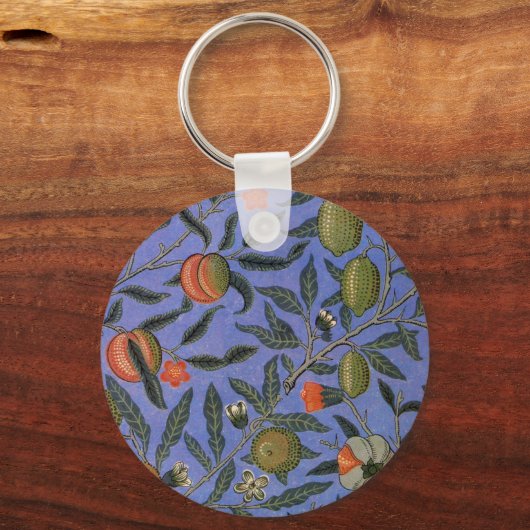 William Morris Pomegranate Wallpaper Sleutelhanger (Voorkant)