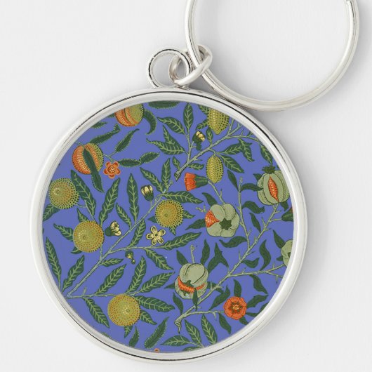 William Morris Pomegranate Wallpaper Sleutelhanger (Voorkant)