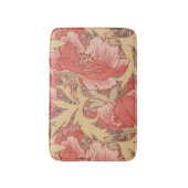 William Morris Poppies Floral Art Nouveau Pattern Badmat (Voorkant Verticaal)