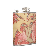 William Morris Poppies Floral Art Nouveau Pattern Heupfles (Rechts)