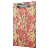 William Morris Poppies Floral Art Nouveau Pattern Klembord (Links)