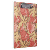 William Morris Poppies Floral Art Nouveau Pattern Klembord (Rechts)