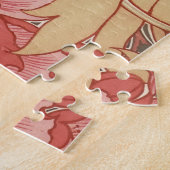 William Morris Poppies Floral Art Nouveau Pattern Legpuzzel (Zijkant)