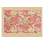 William Morris Poppies Floral Art Nouveau Pattern Tafelkleed (Voorkant (Horizontaal))