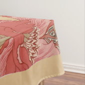 William Morris Poppies Floral Art Nouveau Pattern Tafelkleed (Voorbeeld)