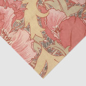 William Morris Poppies Floral Art Nouveau Pattern Tissuepapier (Detail)