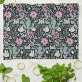 William Morris Poppy Botanical Victorian Wallpaper Theedoek (Gevouwen)