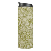 William Morris Poppy Classic Floral Green Thermosbeker (Geroteerd rechts)