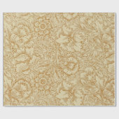 William Morris Poppy Floral Wallpaper Cadeaupapier (Vlak)