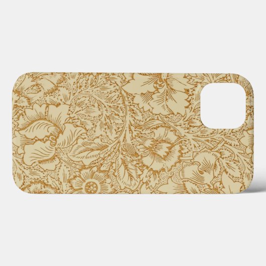 William Morris Poppy Floral Wallpaper Case-Mate iPhone Case (Achterkant (horizontaal))