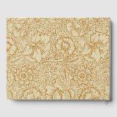 William Morris Poppy Floral Wallpaper Gastenboek (Achterkant)