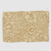 William Morris Poppy Floral Wallpaper Golfhanddoek (Horizontaal)