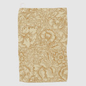 William Morris Poppy Floral Wallpaper Golfhanddoek (Voorkant)