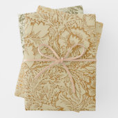 William Morris Poppy Floral Wallpaper Inpakpapier Vel (In situ)