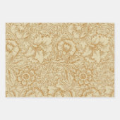 William Morris Poppy Floral Wallpaper Inpakpapier Vel (Voorkant)