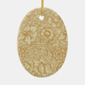 William Morris Poppy Floral Wallpaper Keramisch Ornament (Voorkant)
