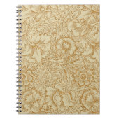 William Morris Poppy Floral Wallpaper Notitieboek (Voorkant)