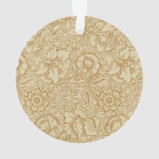 William Morris Poppy Floral Wallpaper Ornament (achterkant)
